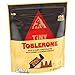 TOBLERONE Tiny Assorted Chocolate Bars Variety Pack (Milk & Dark), Bulk Chocolate, Halloween Candy, 125 Pieces