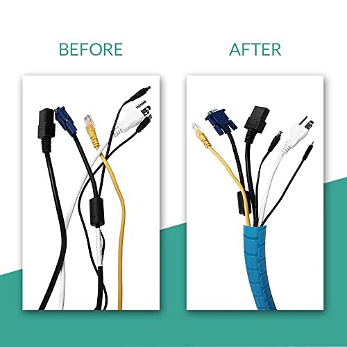 MX Cable Zipper Wire Organizer Cable Management Cover Wire Zipper Cable Cover for Wire Cable Protector for PC, Office, TV, Gaming Console, Internet, Industrial Use(10 mm/Length - 50 Meter)