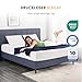 EGO Home Matratze 90x200-23 cm H3 7-Zonen Kaltschaummatratze mit Viscoschaum,Ergonomisch,Weich & Druckentlastend,Atmungsaktiv,Bezug Waschbar, Öko-Tex Zertifiziert