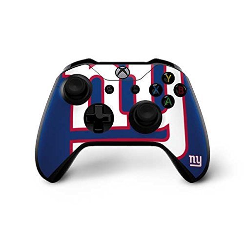 Skinit Decal Gaming Skin Compatible with Xbox One X Controller - Officially Licensed NFL New York Giants Large Logo Design