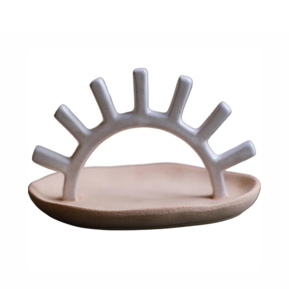 XUJUAN-0227 Jewelry Holder Creative Styling Ceramic Jewelry Dish With Tray