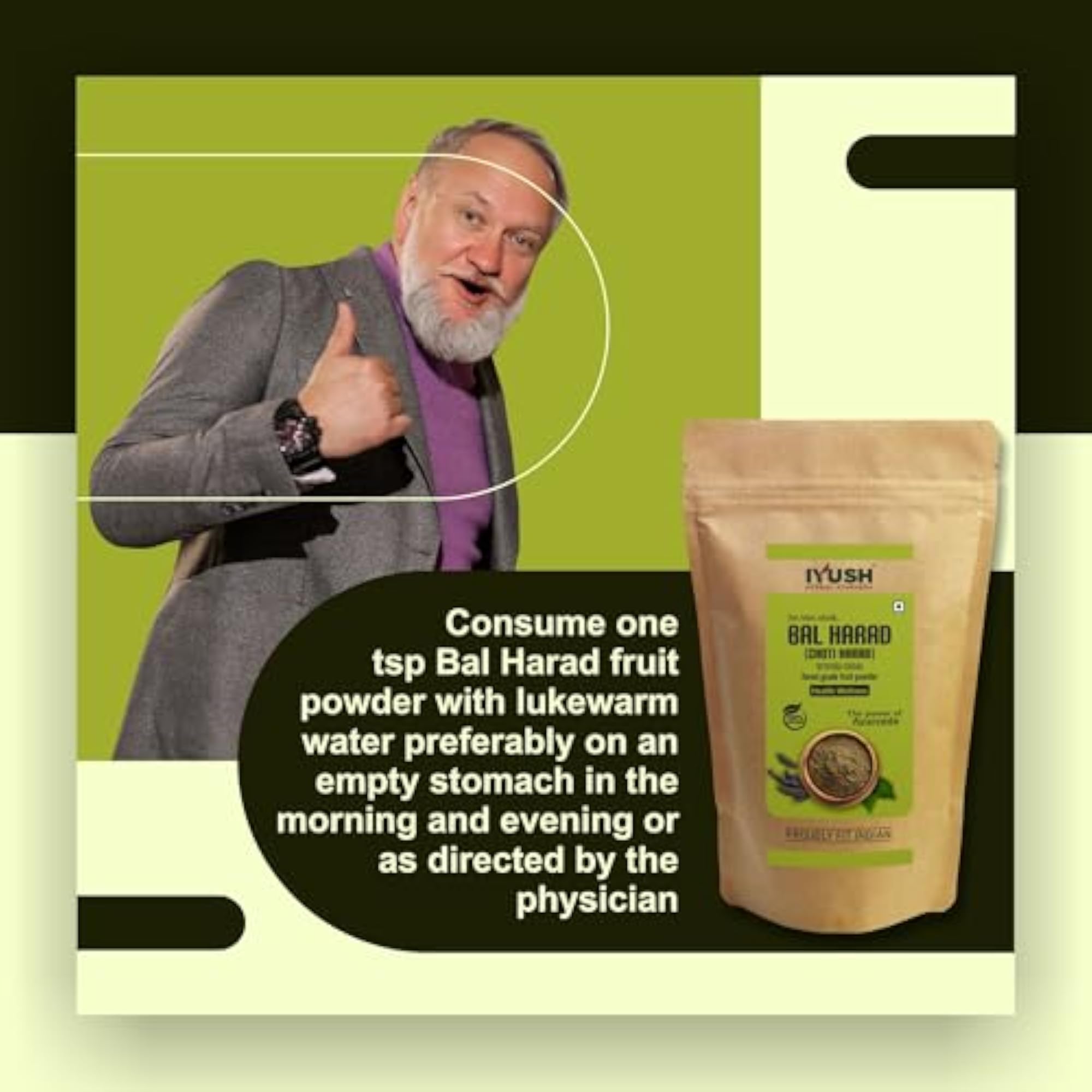 Choti Harad Powder, 400gm for Digestive Health