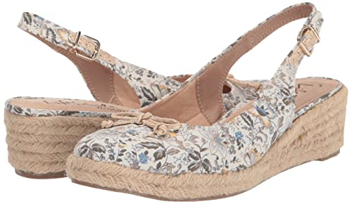 Lifestride Women's Keepsake Loafer, Green Multi Floral, 7.5 Wide #TOP6