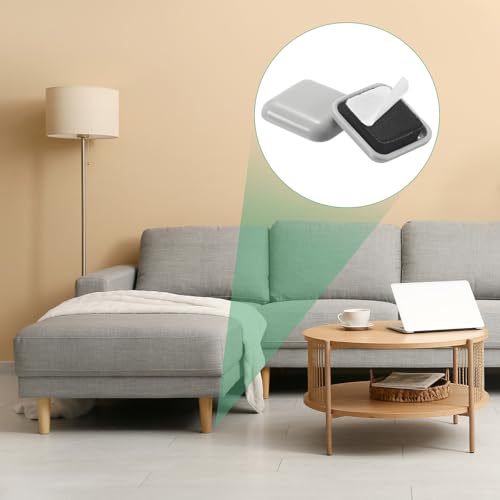 Image of M METERXITY 20-Pack Furniture Sliders, 1 inch EVA Foam Felt Pad Self-Adhesive Mover Glides for Carpet /Chair /Tables, Furniture Square Pads Floor Protectors [Gray]