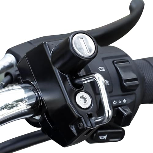 Cerradura del Manillar de la Motocicleta,Cerradura del Freno de la Motocicleta,Cerradura de Seguridad antirrobo - Portátil 2 en 1, Resistente, Multifuncional, Resistente al Desgaste, Ajuste, Bloqueo