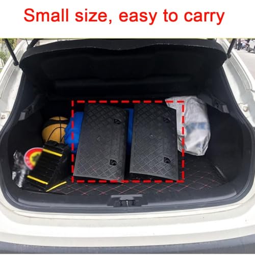 Rampa para bordillo de entrada para motocicleta 50x40x17 cm miniatura 4