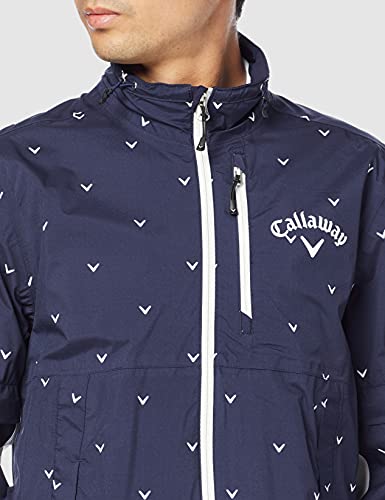 [キャロウェイ] [メンズ] 定番 セットアップ レインウェアー (ストレッチ・防水性・透湿性・防風性) / 241-1989501 / ゴルフ 120_ネイビー Sサイズ 3枚目