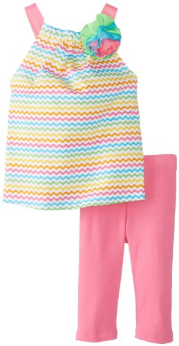 Mud Pie Baby Girls' Colorful Tunic and Legging Set
