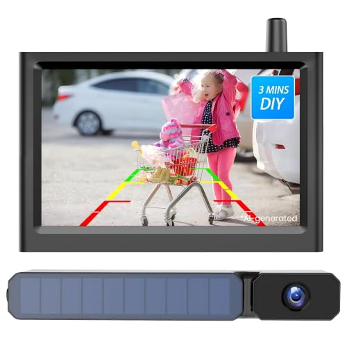 AUTO-VOX Solar Powered Wireless Reversing Camera Kit