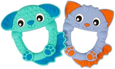 Playgro Soothe & Chew Silicone Teethers - 2 Pack