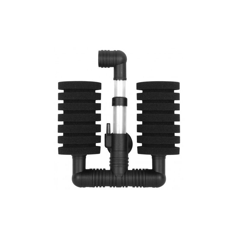 Générique Filtre Exhausteur pour Aquarium/Double éponge pour Pompe à air