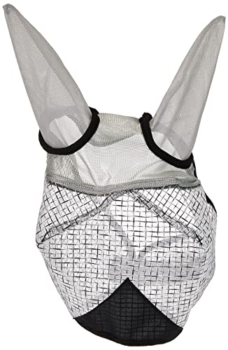 Kerbl 324516 Fliegenmaske mit Ohren-und UV-Schutz, weiß, Cob