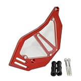 Motorrad-Kettengehäuse-Schutzhülle mit Pulverbeschichtung, damit sie nicht verblasst. Einfache Installation in vorhandenen Löchern, keine komplizierten Schritte erforderlich. Sparen Sie Zeit und Energie.