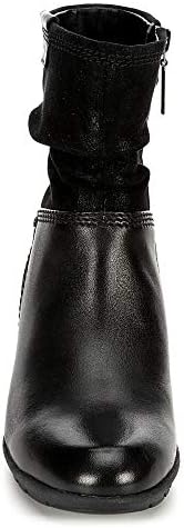 Medicus Womens Jil Heeled Zip Up Slouch Ankle Boot Shoes, Black, US 7 | Image 2