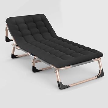 Folding Reclining,Reclining Zero-Gravity Recliner, Zero Gravity Chair, Garden Outdoor Terrace Sun Chair, Folding Bed-Navy