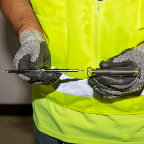 Klein Tools 32314 Electronic Screwdriver, 14-in-1 with 8 Precision Tips, Slotted, Phillips, and Tamperproof TORX Bits, 6 Precision Nut Drivers by KLEIN TOOLS - Image 5