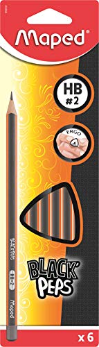 Lápices Maped Black’Peps HB Grafito Pack de 6 miniatura 1