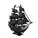 JEANMISS Rompecabezas 3D Queen Anne Revenge 328 Piezas,Puzzle Caribe Pirata Barco Perlas Negras Juguetes Educativos,Kit Construcción Modelos Arquitectura Regalo Bricolaje para Adultos y Niños