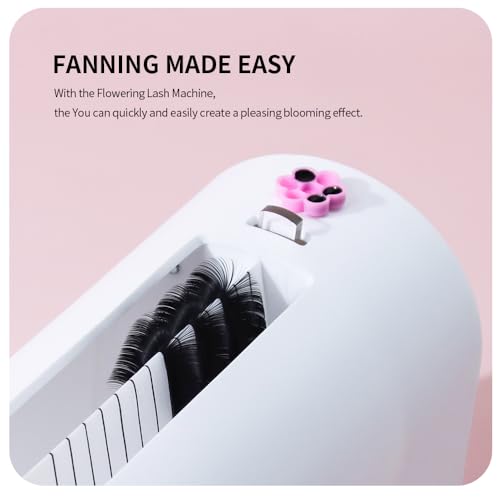 ANNAFRIS Eyelash Flowering Machine Lash Fan Maker Eyelash Separator Root Splitter Lash Fanning Machine(White) — view 2