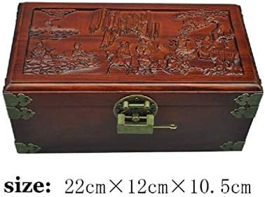 Decorative Urns Wooden Cremation s Memorial Funeral Box, Hand Carved Patterns for Human Ashes Adult