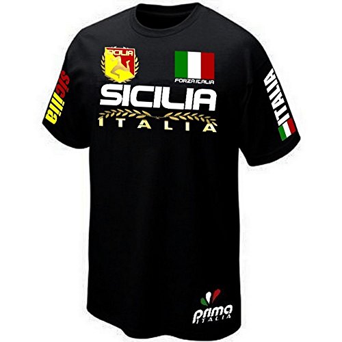 PRIMA ITALIA T-Shirt Sicilia SICILE Italia Italie (M)