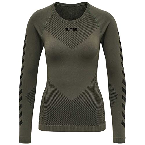 hummel First Seamless Trikot Langarm Damen Gruen, M/L Damen