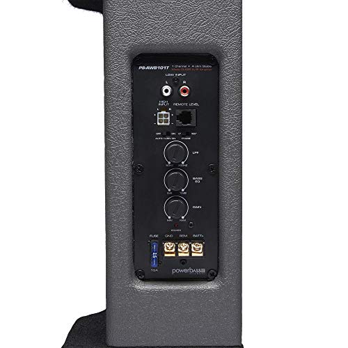 Boîtier de rétrogradation amplifié PowerBass de 25,4 cm pour basses auto - 3
