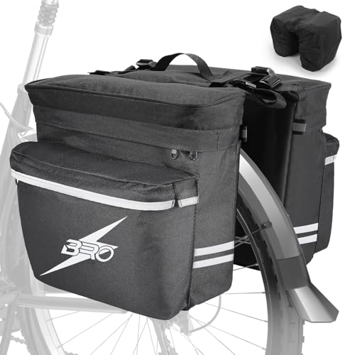 BRO wasserdichte Fahrradtasche als Doppeltasche, Fahrrad...
