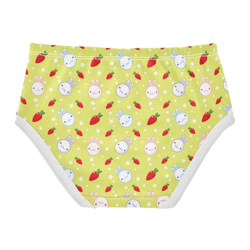 Little Girls' Soft Cotton Underwear Kids Breathable Comfort Cute Bunny Panties Briefs Toddler2
