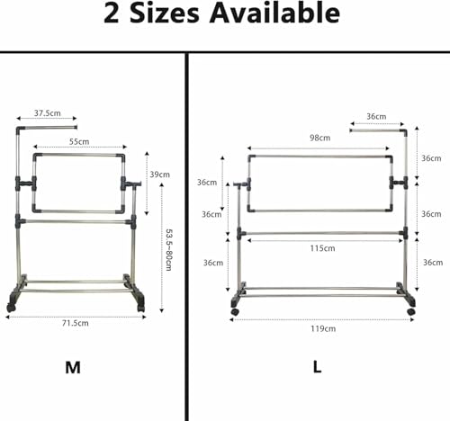 Soporte de bordado para evitar dolor de espalda con altura ajustable para costura 6