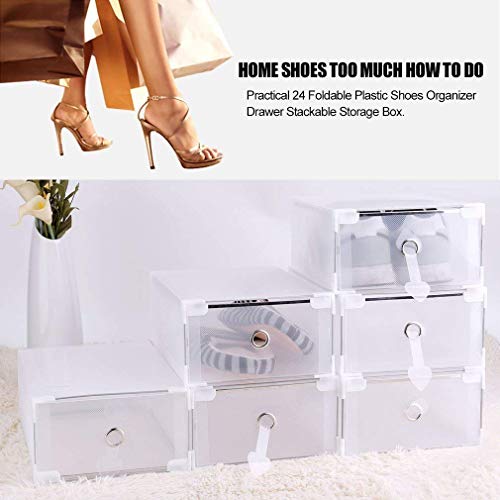 SWEEPID - 12 scatole porta scarpe in plastica