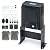 CO-Z Automatic Gate Opener, HomeLink Compatible Sliding Gate Opener for 1400lb 40ft Gates, 280W Chain Operated Gate Opening Kit with IR Sensors Remotes, Driveway Home Garden Electric Gate Complete Kit