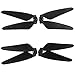Contixo 4-pcs Main Blades Propellers Extra Spare Replacement Parts F24 RC Quadcopter Drones Black