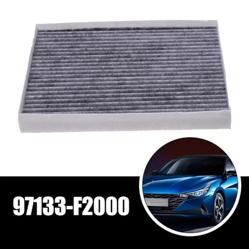 Filtro de aire de cabina 97133-F2000 negro contra la mala ventilación 2