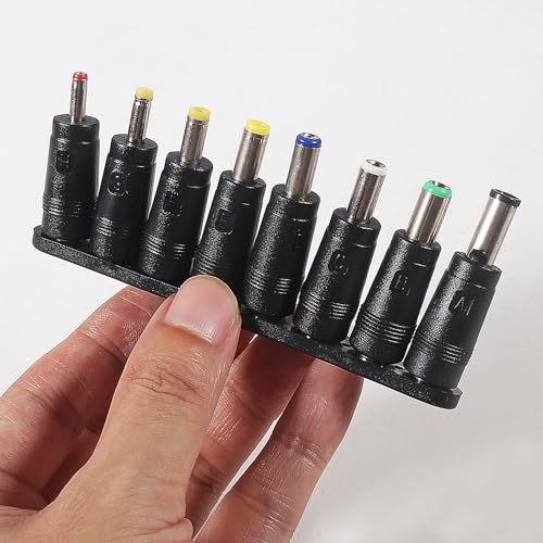 Kit universal de 8 conectores de corriente DC 5.5x2.1 mm miniatura 7