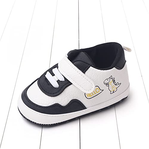 Summer Children Infant Toddler Shoes Boys and Girls Sports Round Toe Hook Loop Cartoon Dinosaur Infant Shoes Size 24