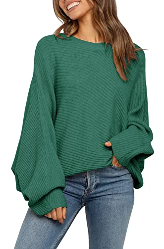 Image of Mafulus Womens Oversized Sweater Fall Winter Slouchy Pullover Jumper Tops
