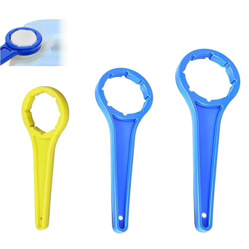 JINJUMEI 3 Pcs Clé polygonale Duo DIN 41 DIN 51 DIN 61 clé à main, Clé bidon pratique double face Petit ouvre-bidon pratique, ouvre-bouteille pour bidon de 5/10/20/25/30/50 L