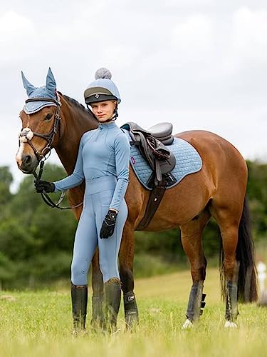 Lemieux Young Rider Childrens Base Layer - Ice Blue - 11-12 Years4