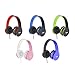 ELECDER i40 Headphones with Microphone Foldable Lightweight Adjustable Wired On Ear Headsets with 3.5mm Jack for Cellphones Laptop Computer Smartphones MP3/4 Kindle School (Pink/White)