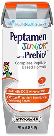 Peptamen Junior Supplement with Prebio, Chocolate, 8.45 Fl Oz by Peptamen