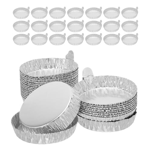 Plateaux de pesée Gatuida en aluminium avec poignée pour laboratoire | Boîte de 100 pièces