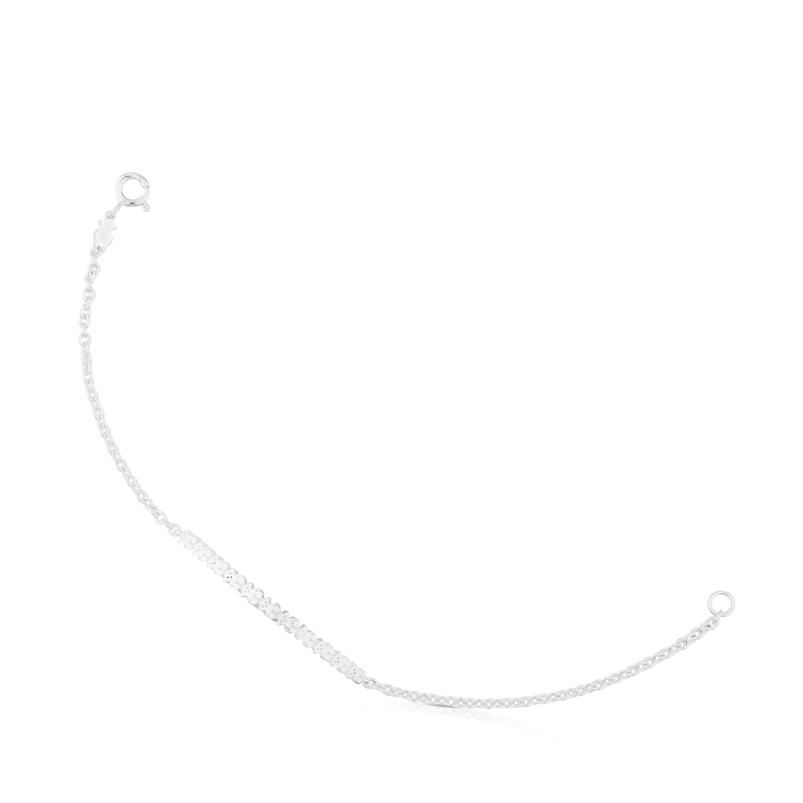TOUS Pulsera de plata de 17,5cm Straight