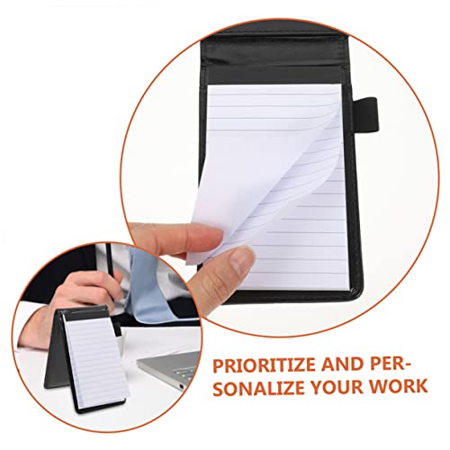 Carnet journalier en cuir SHINEOFI avec papier premium de notes - 2