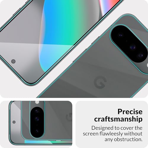 Image of FIRST MART Front Tempered Glass and Back Nano Membrane for Google Pixel 10 with Installation Kit | Edge-to-Edge, Scratch Resistant, Case-Friendly | Black