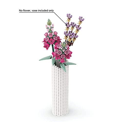 QIXIAOCYB XSuper 10280 40460 Vase Bausteine 750 stücke MOC Kleinteilchen Vase-kompatibel mit Lego Blumenstrauß… – Bild 5