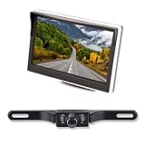 Backup Camera for Car and Truck 1080P Vehicle Back up Camera with 5’’ Monitor Rear/Front View Observation System Super Night Vision -  X W EI UNION