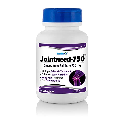 Healthvit Jointneed-750 Glucosamine Sulphate 750 mg 60 Tablets Healthvit Jointneed-750 Glucosamine Sulphate 750 mg 60 Tablets