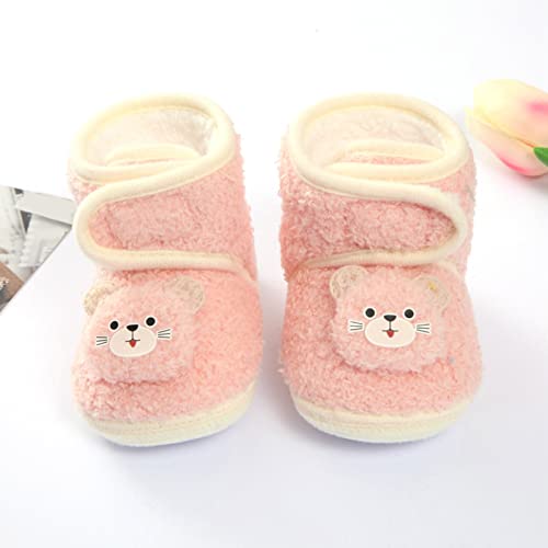 Baby Winter Flat Plush Warm Shoes Toddler Non Slip Shoes Boys Girls Comfortable Shoes Infant First Walking Shoes4