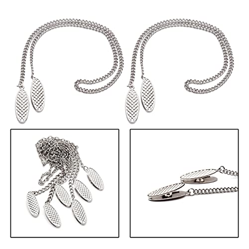 Clips para servilletas portátiles de metal para fijación de ropa 3